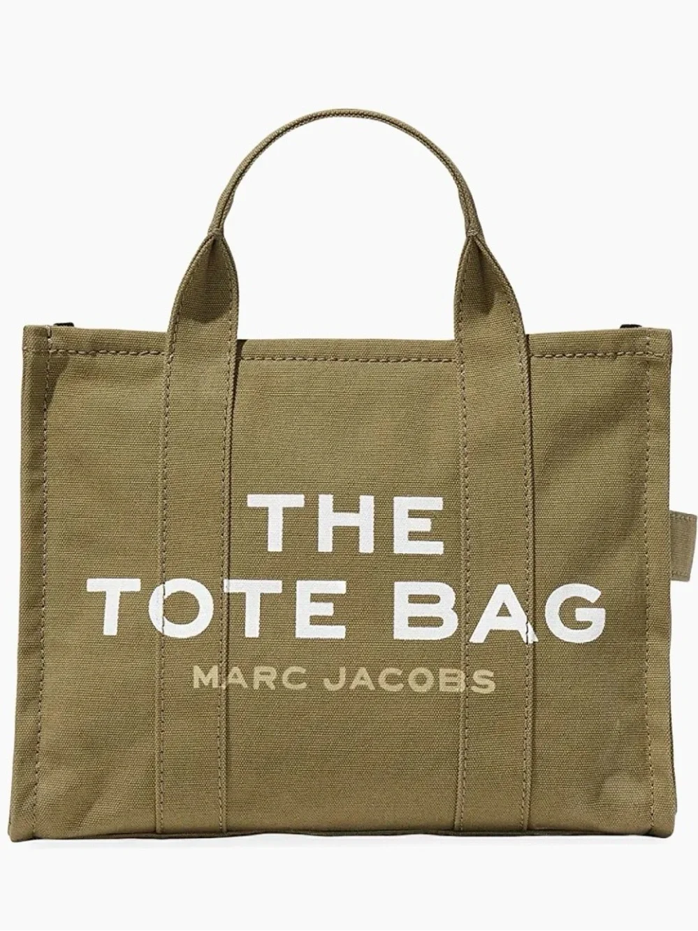 Marc Jacobs-Slate Green Canvas Tote- Medium